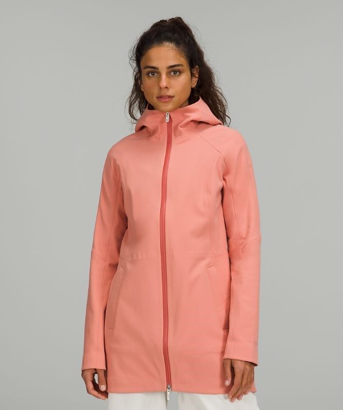 Lululemon RepelShell Rain Jacket Jackor Dam Rosa | TSKV-91835