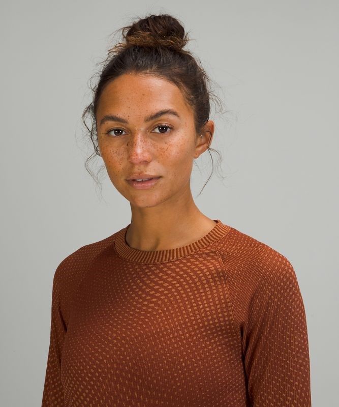 Lululemon Rest Less Pullover Blast Dam Bruna Orange | KIVO-20796