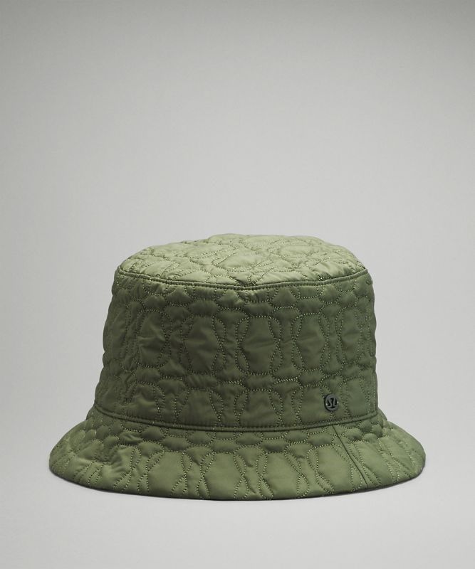 Lululemon Reversible Quilted Bucket Hat Hatt Accessories Gröna | HBZP-85972