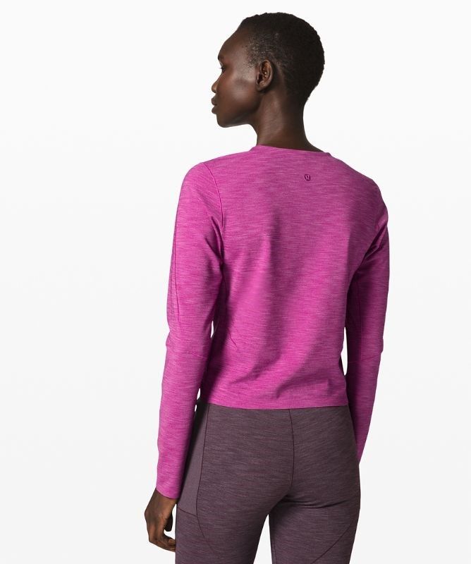 Lululemon Reykur Long Sleeve Blast Dam Mörk | RATZ-08742