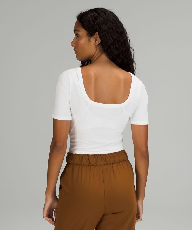 Lululemon Ribbed Held Tight Short Sleeve Shirt Blast Dam Vita | VQKY-06412