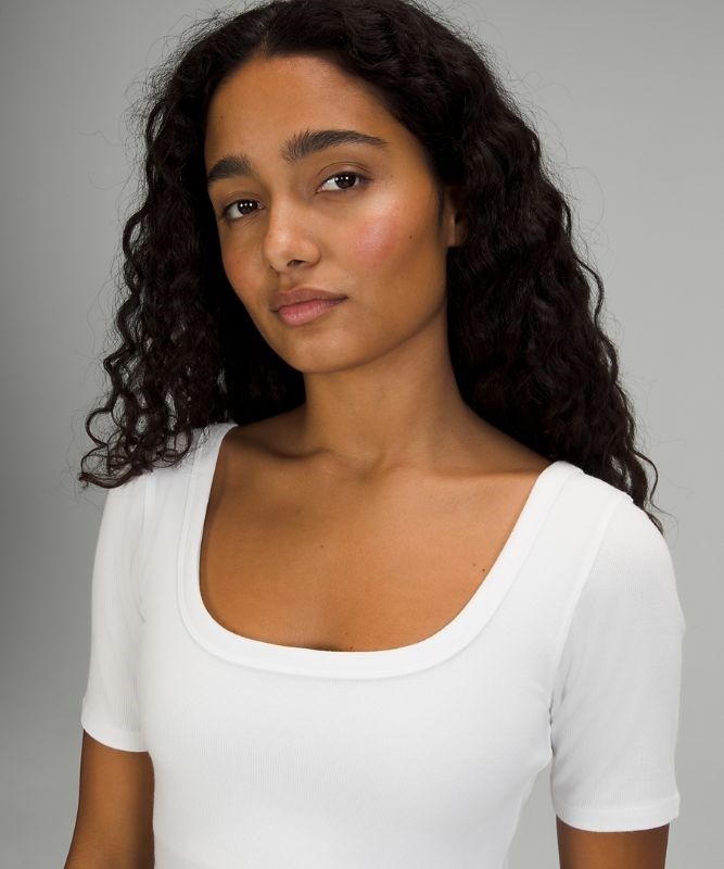 Lululemon Ribbed Held Tight Short Sleeve Shirt Blast Dam Vita | VQKY-06412