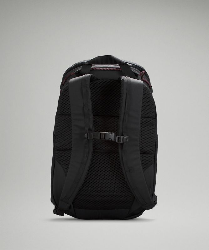 Lululemon Ripstop Paracord Backpack Väskor Accessories Svarta Röda | UHTS-15492