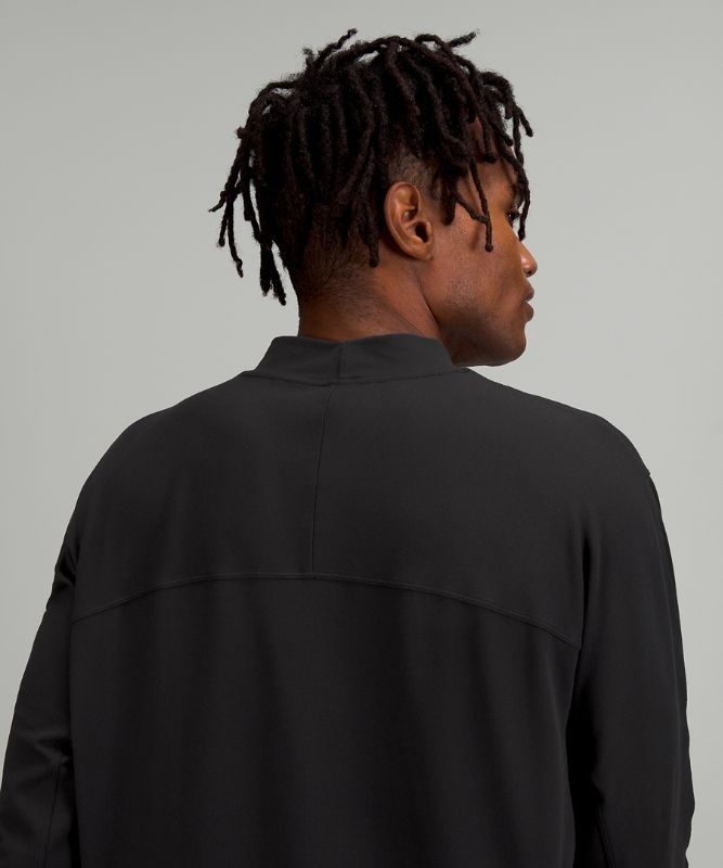 Lululemon Rulu Mock Neck Long Sleeve Blast Herr Svarta | VNLB-39820