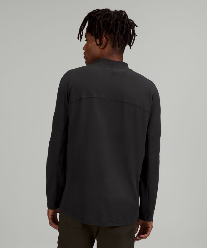Lululemon Rulu Mock Neck Long Sleeve Blast Herr Svarta | VNLB-39820