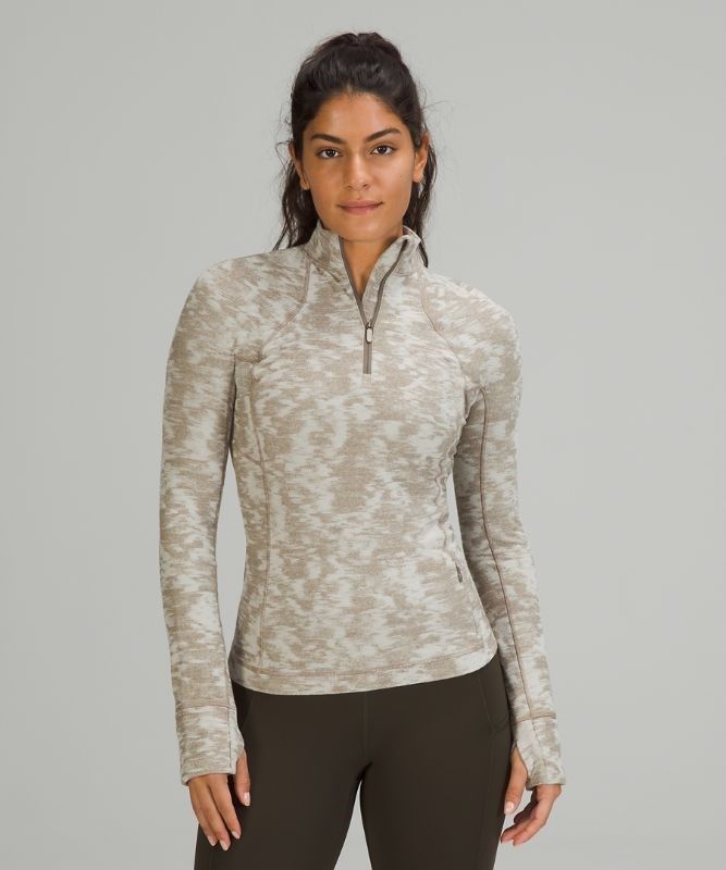 Lululemon Rulu Run 1/2 Zip Tröjor Dam Vita | ALMJ-37694