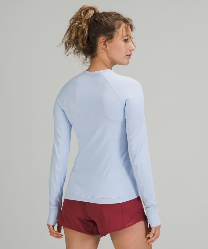 Lululemon Rulu Run Long Sleeve Blast Dam Blå Beige | ZAXF-06138