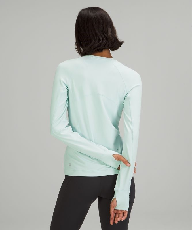 Lululemon Rulu Run Long Sleeve Blast Dam Mintgröna | CMZH-65728