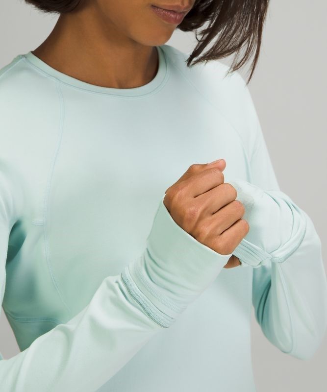 Lululemon Rulu Run Long Sleeve Blast Dam Mintgröna | CMZH-65728