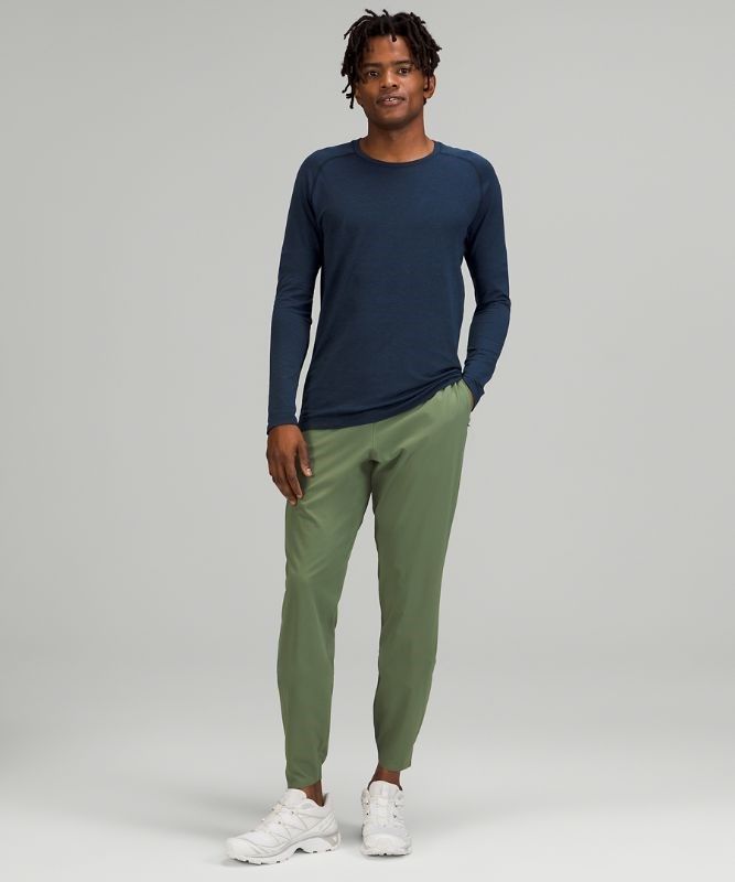 Lululemon Run State Jogger Byxor Herr Gröna | SNQB-86327
