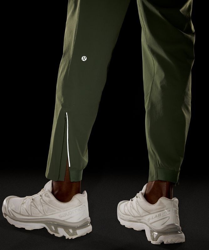 Lululemon Run State Jogger Byxor Herr Gröna | SNQB-86327