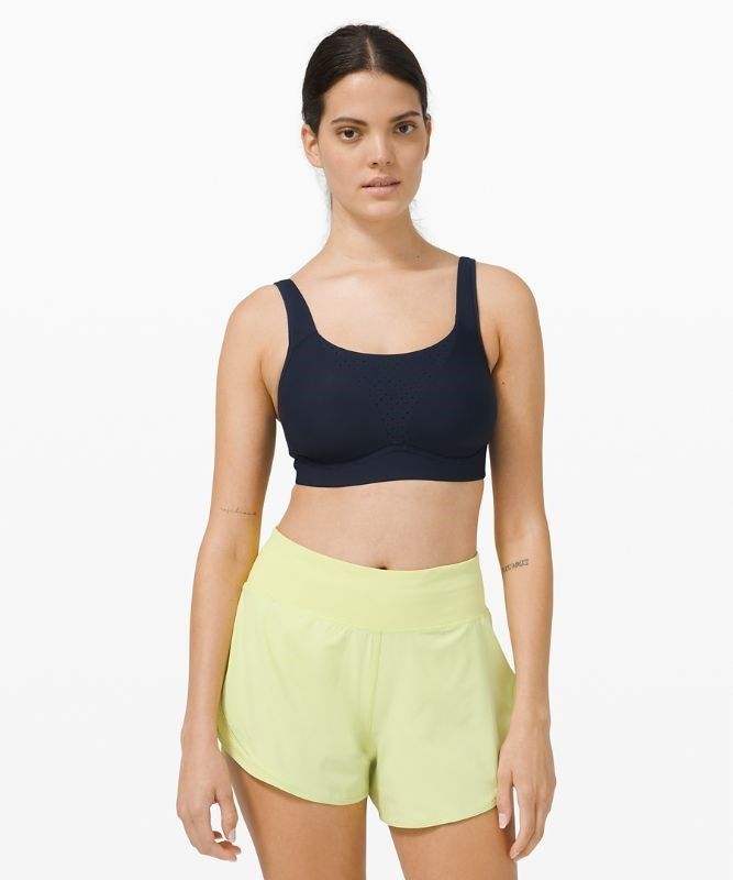 Lululemon Run Times Bra High Support, B Sport BH Dam Marinblå | LBYI-69185