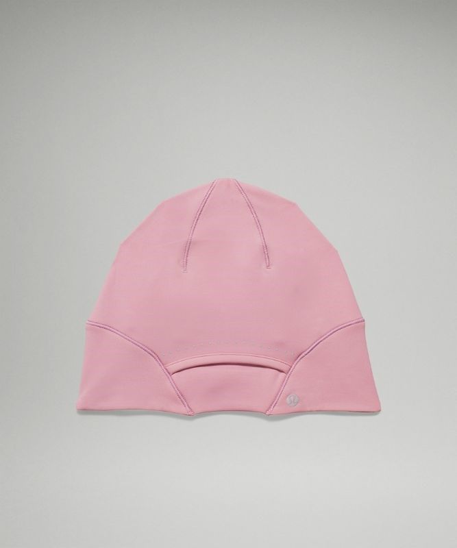 Lululemon Run for It All Beanie Hatt Accessories Rosa Grå Bruna | GVTM-82954