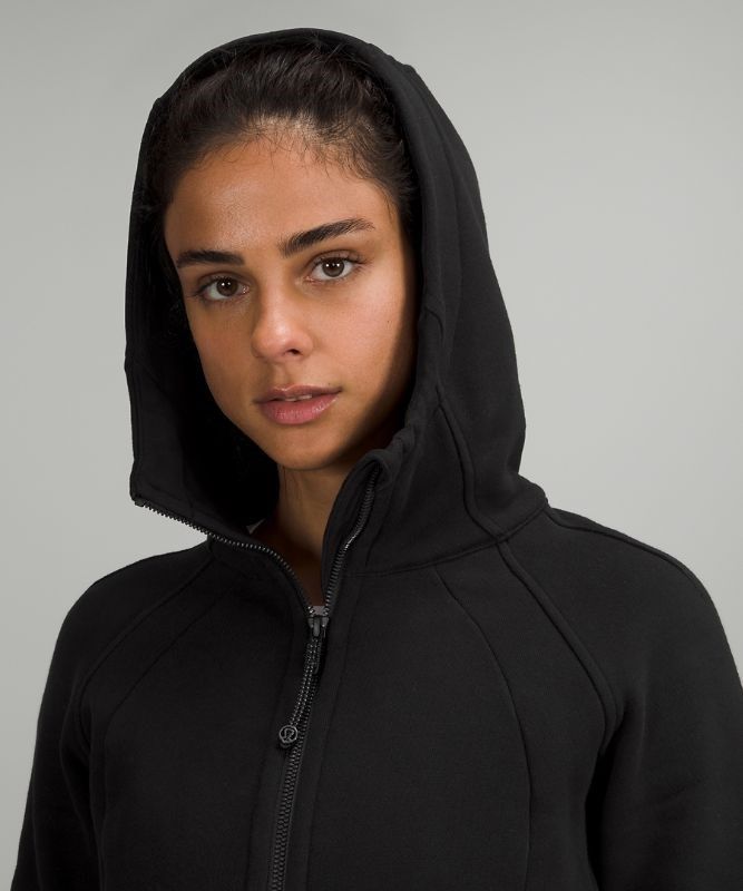 Lululemon Scuba Hoodie Light Cotton Fleece Tröjor Dam Svarta | RGBT-60983