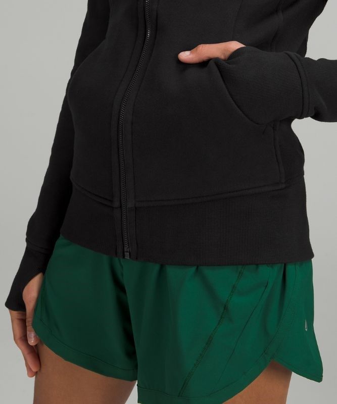 Lululemon Scuba Hoodie Light Cotton Fleece Tröjor Dam Svarta | RGBT-60983