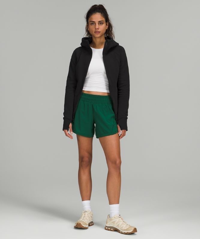Lululemon Scuba Hoodie Light Cotton Fleece Tröjor Dam Svarta | RGBT-60983