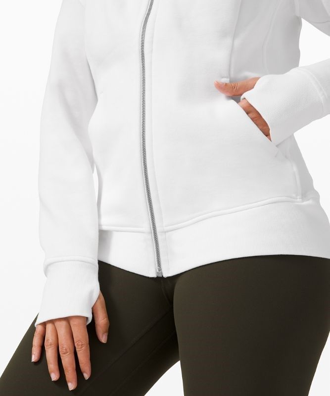 Lululemon Scuba Hoodie Light Cotton Fleece Tröjor Dam Vita | NZYU-24915