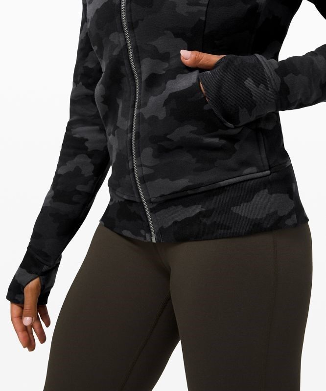 Lululemon Scuba Hoodie Light Cotton Fleece Tröjor Dam Camo Svarta Olika Färger | NZCF-57694