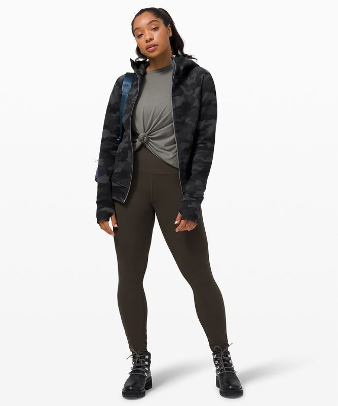 Lululemon Scuba Hoodie Light Cotton Fleece Tröjor Dam Camo Svarta Olika Färger | NZCF-57694