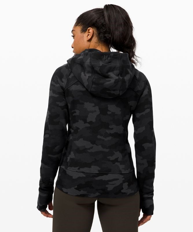 Lululemon Scuba Hoodie Light Cotton Fleece Tröjor Dam Camo Svarta Olika Färger | NZCF-57694