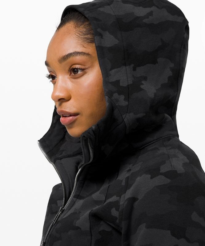 Lululemon Scuba Hoodie Light Cotton Fleece Tröjor Dam Camo Svarta Olika Färger | NZCF-57694