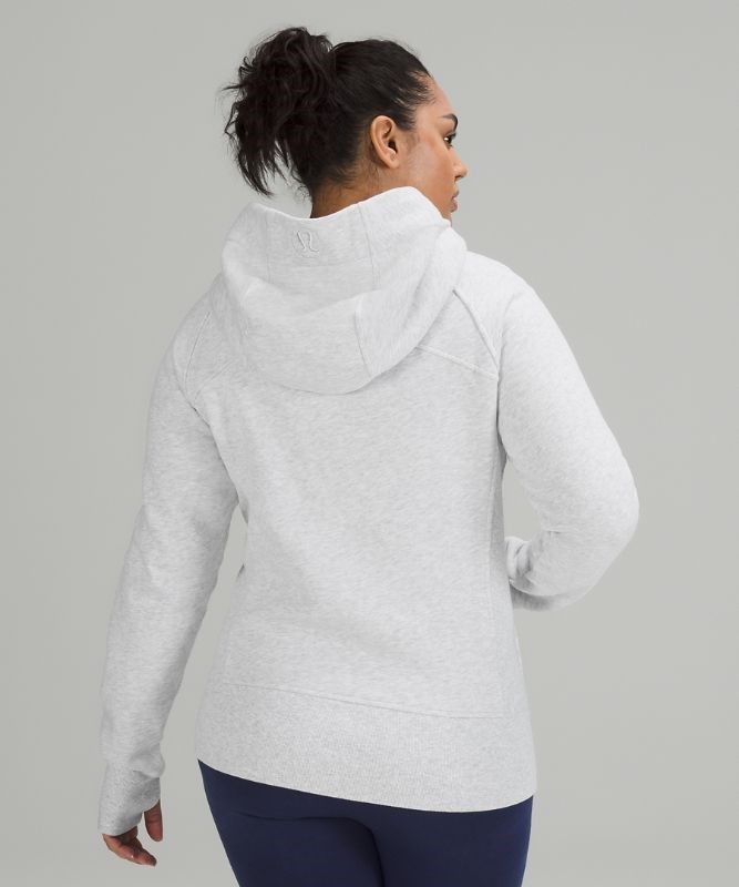 Lululemon Scuba Hoodie Light Cotton Fleece Tröjor Dam Ljusgrå | ZVQY-39205