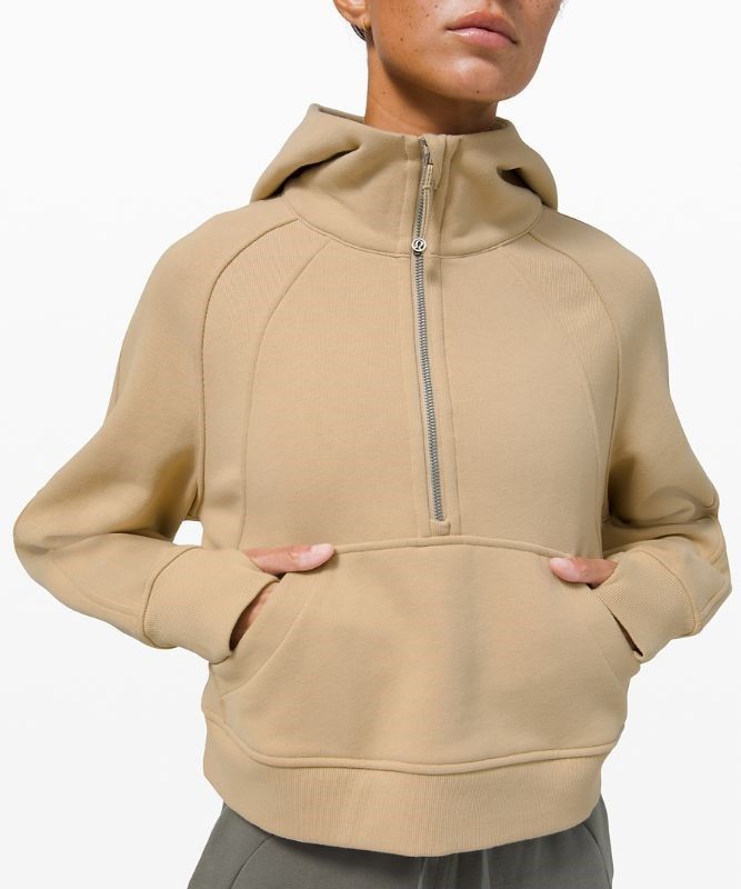Lululemon Scuba Oversized 1/2 Zip Hoodie Hoodie Dam Trench | PWAU-56078