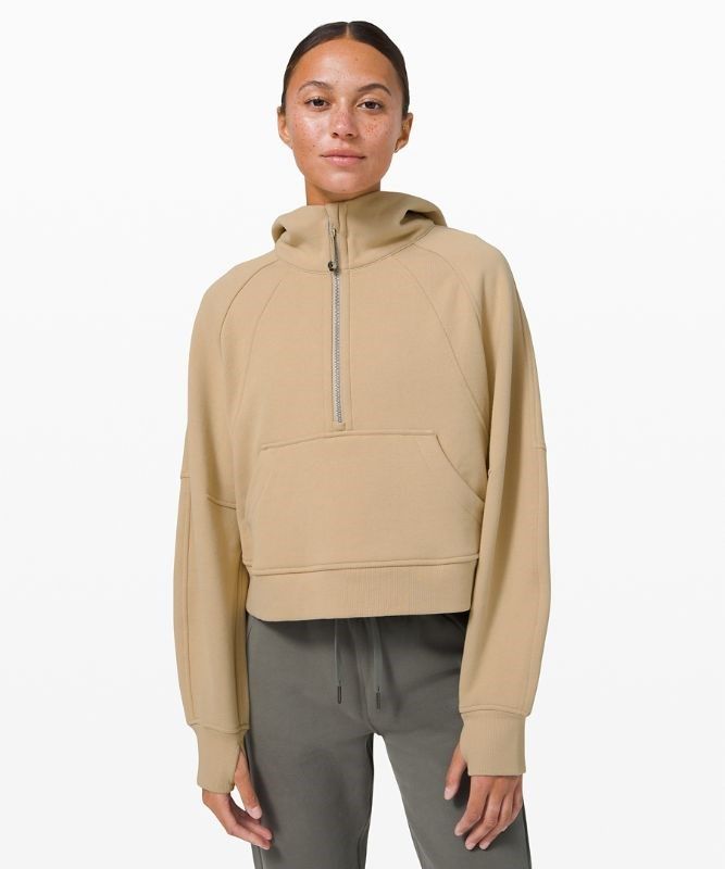 Lululemon Scuba Oversized 1/2 Zip Hoodie Hoodie Dam Trench | PWAU-56078