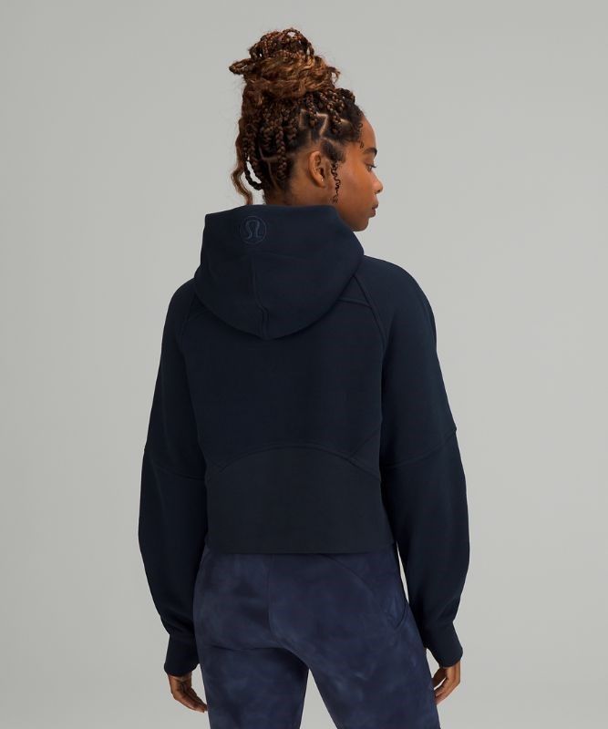 Lululemon Scuba Oversized 1/2 Zip Hoodie Hoodie Dam Marinblå | YHSD-21879