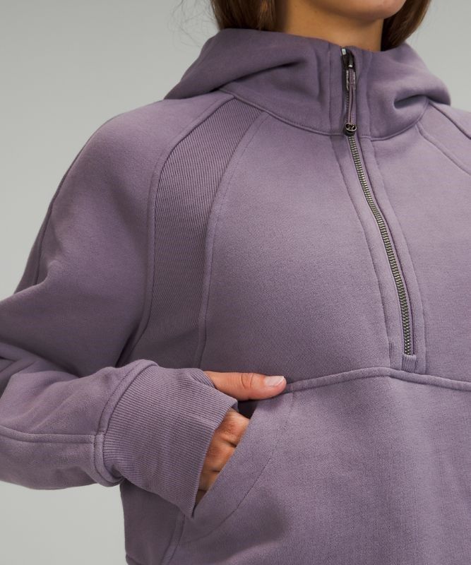 Lululemon Scuba Oversized 1/2 Zip Hoodie Hoodie Dam Lavendel | GJSU-64279
