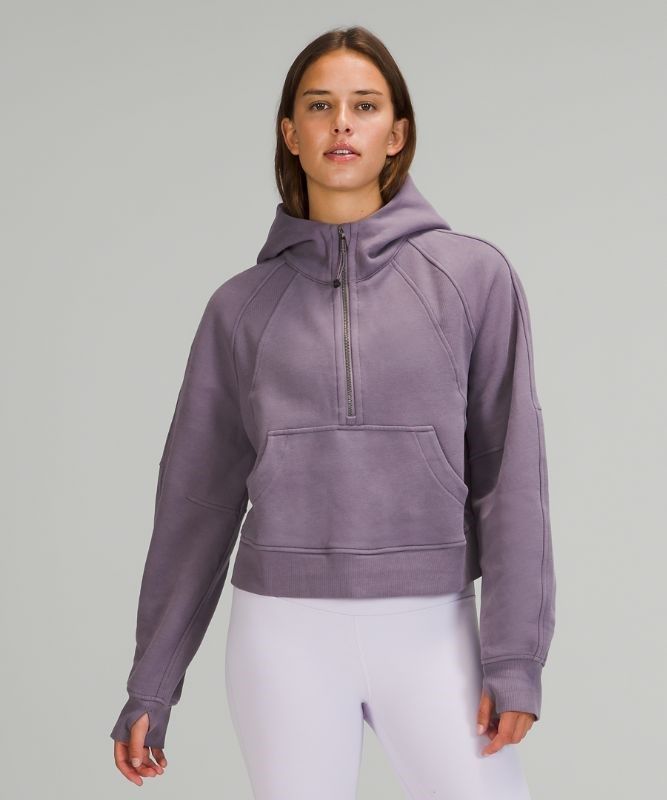 Lululemon Scuba Oversized 1/2 Zip Hoodie Hoodie Dam Lavendel | GJSU-64279