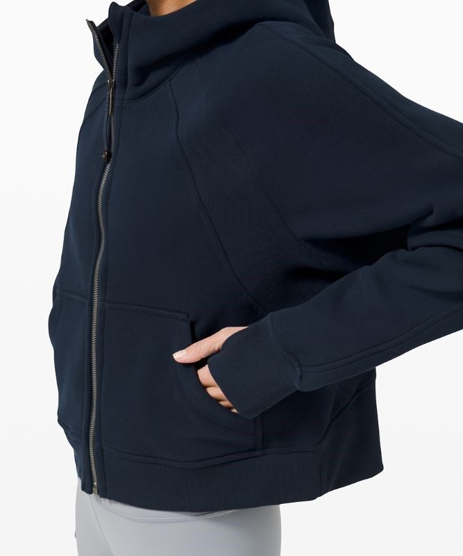 Lululemon Scuba Oversized Full-Zip Tröjor Dam Marinblå | NKFC-48195