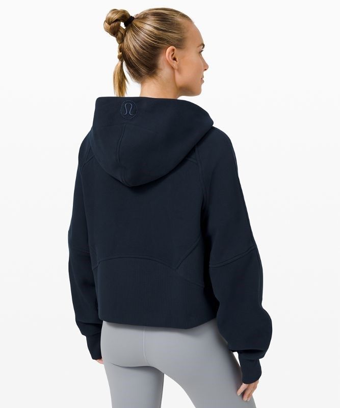 Lululemon Scuba Oversized Full-Zip Tröjor Dam Marinblå | NKFC-48195