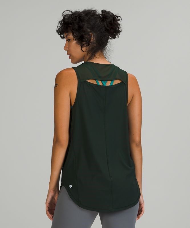 Lululemon Sculpt Tank Top Blast Dam Gröna | NDBQ-78461