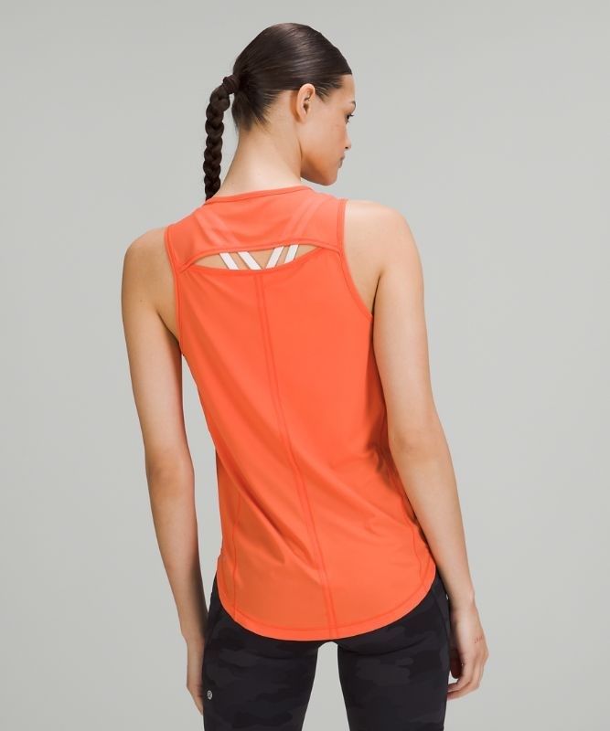 Lululemon Sculpt Tank Top Blast Dam Korall | QCDK-14697