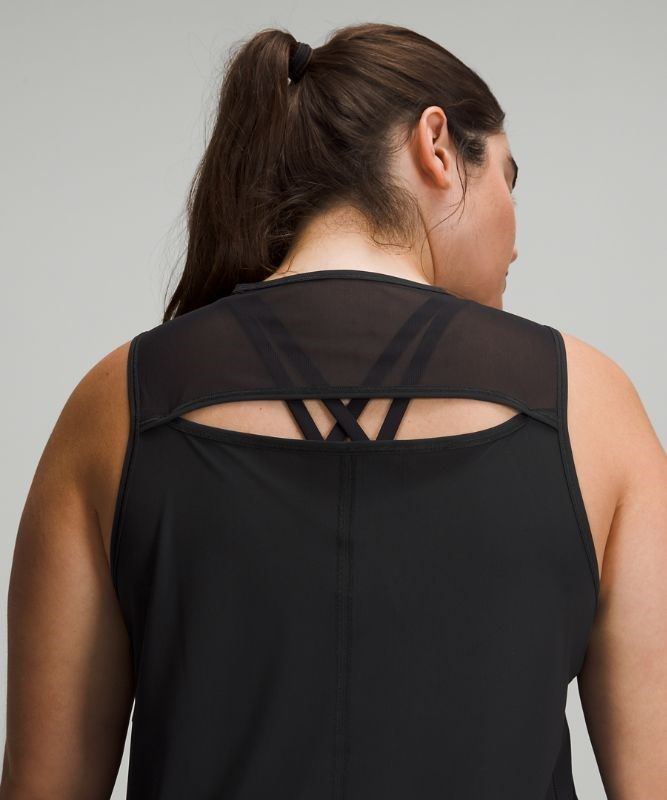 Lululemon Sculpt Tank Top Blast Dam Svarta | NTYA-50497