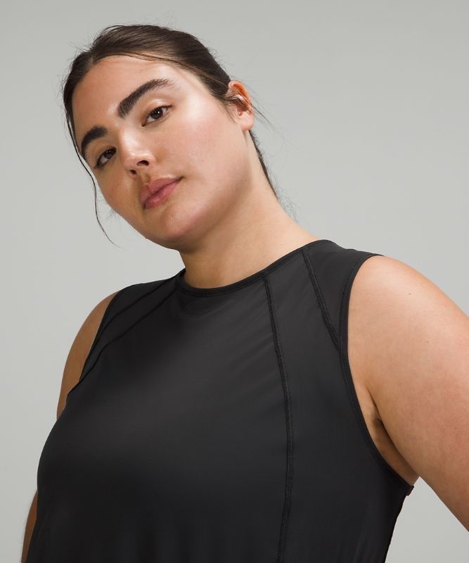 Lululemon Sculpt Tank Top Blast Dam Svarta | NTYA-50497