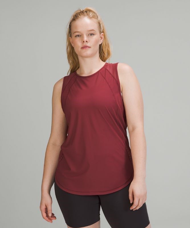 Lululemon Sculpt Tank Top Blast Dam Vinröda | ZRXG-32067