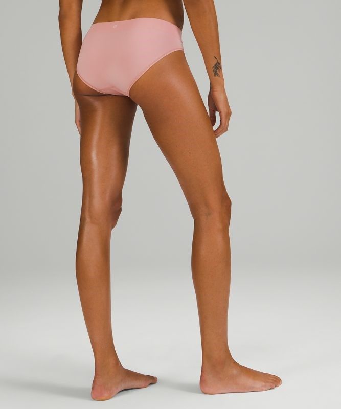 Lululemon Seamless Mid-Rise Bikini Underwear Underkläder Dam Rosa | LMBX-83570