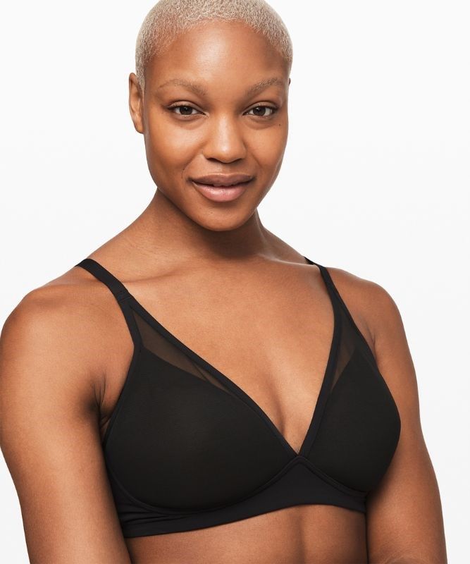Lululemon Simply Sheer Bra Underkläder Dam Svarta | ISTU-23605