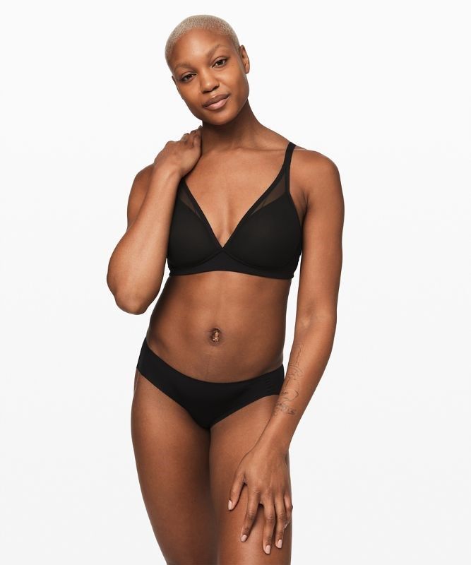 Lululemon Simply Sheer Bra Underkläder Dam Svarta | ISTU-23605