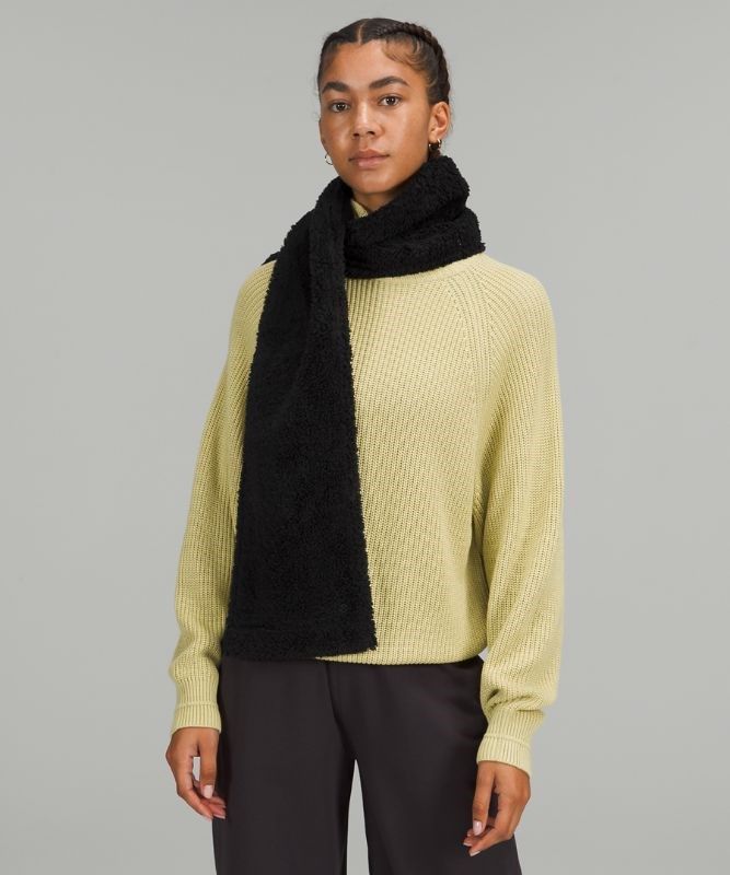 Lululemon Skinny Customizable Snap Scarf Halsduk Accessories Svarta | LJMN-19035