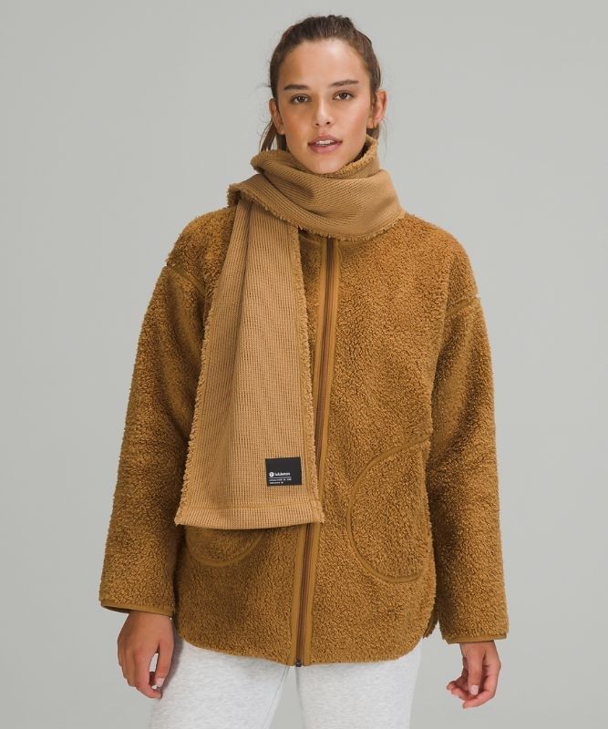 Lululemon Skinny Customizable Snap Scarf Halsduk Accessories Beige | BRWA-58167