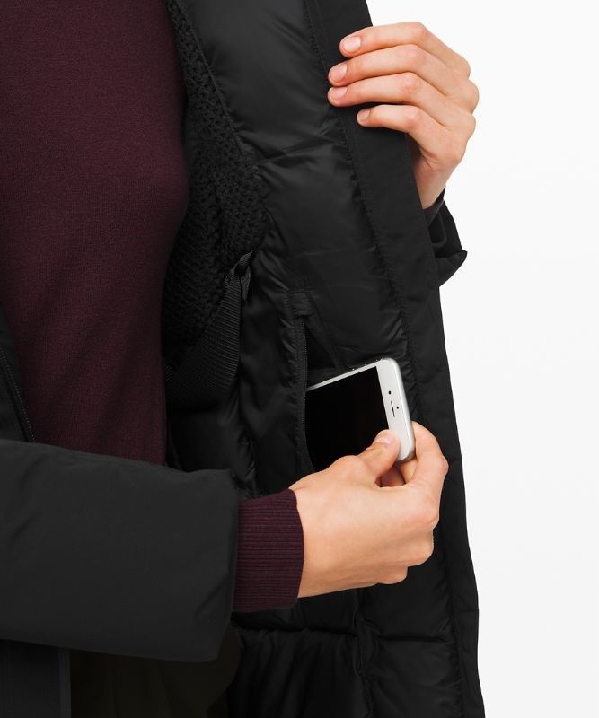 Lululemon Snow Warrior Parka Jackor Dam Svarta | AJXB-28137