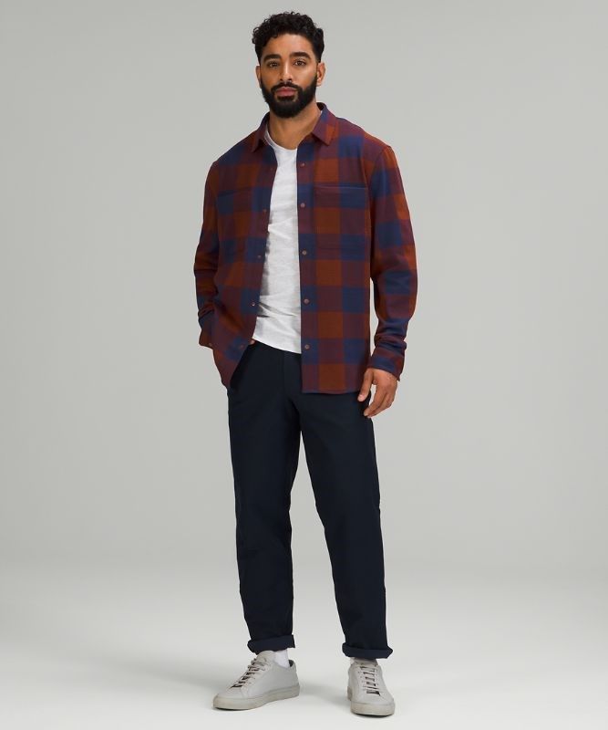 Lululemon Soft Knit Overshirt Blast Herr Bruna | PZKQ-54921
