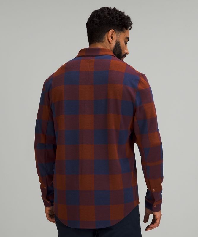 Lululemon Soft Knit Overshirt Blast Herr Bruna | PZKQ-54921