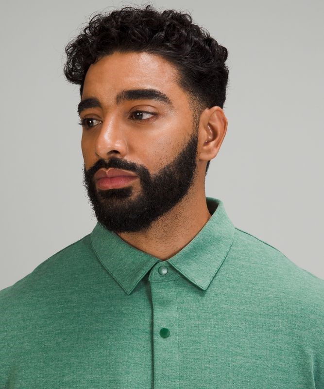 Lululemon Soft Knit Overshirt Blast Herr Gröna | FAPV-73261