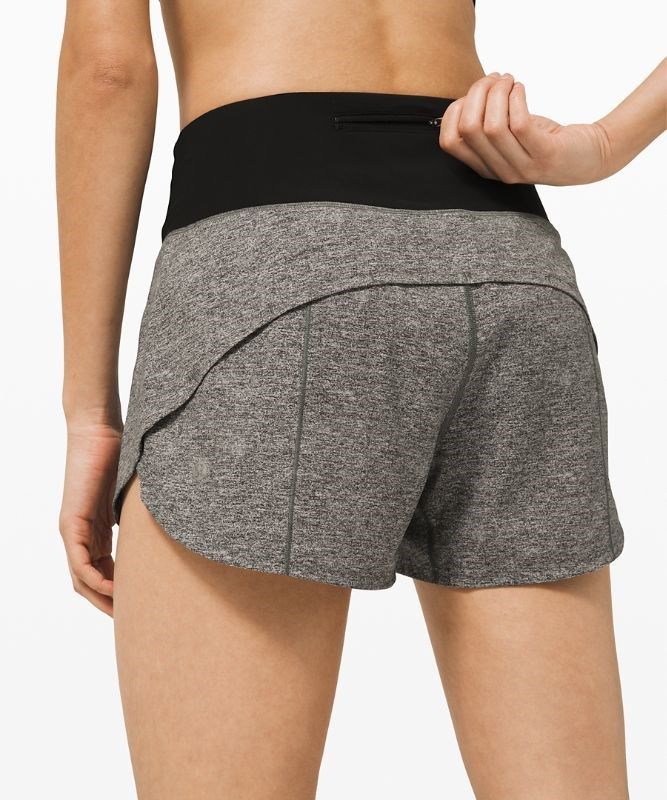 Lululemon Speed Up High-Rise Short 4 Lined Shorts Dam Olika Färger Svarta Svarta | NCBE-04985
