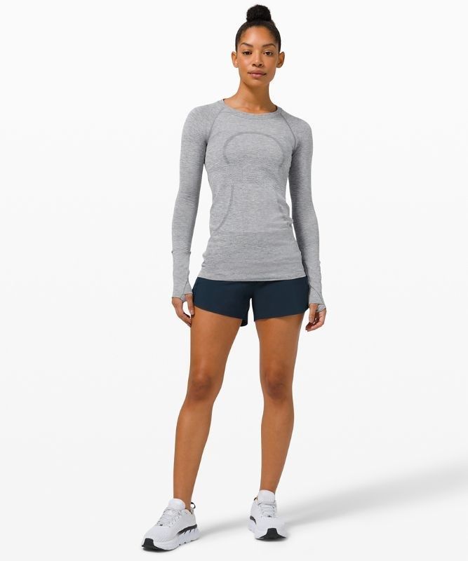 Lululemon Speed Up High-Rise Short 4 Lined Shorts Dam Marinblå | EMKV-30785
