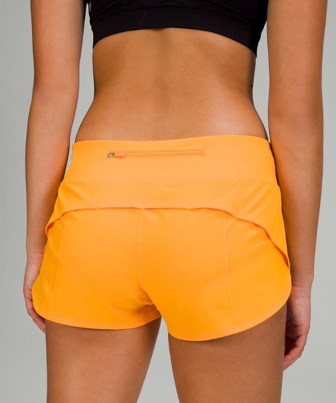 Lululemon Speed Up Low-Rise Lined Short 2.5 Shorts Dam Clementine | QUKR-47165